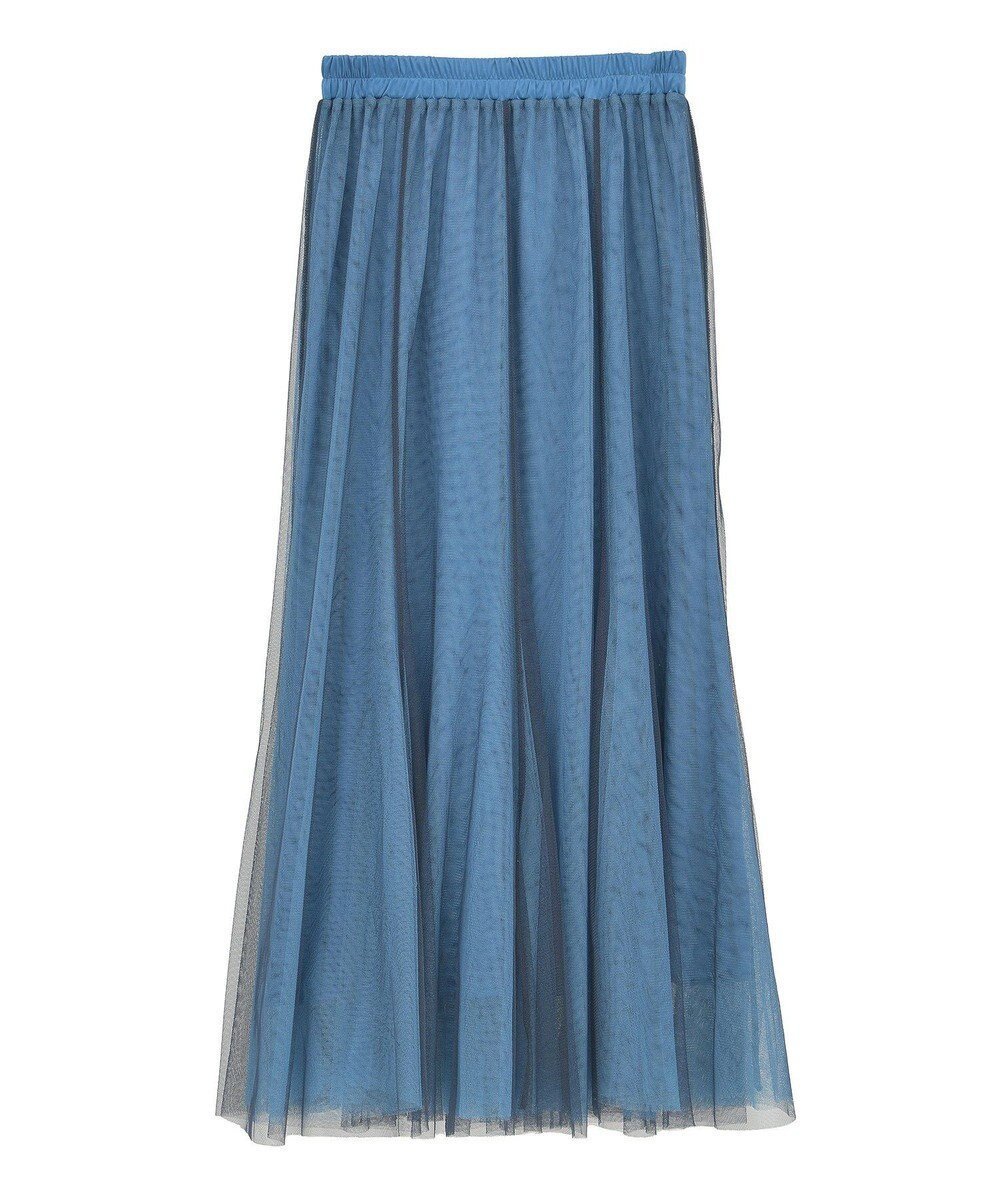 【イェッカ ヴェッカ/YECCA VECCA】のレイヤードチュールマーメイドスカート インテリア・キッズ・メンズ・レディースファッション・服の通販 founy(ファニー)  ファッション Fashion レディースファッション Fashion for Women スカート Skirts 新作・新入荷 New Arrivals / New In チュール Tulip, Tulip Motif ポケット Pocket, Pocket Detail マーメイド Mermaid, Fishtail Silhouette ロング Long, Long-Length A/W・秋冬 Autumn/Winter Blue|ID: prp329100004757950 ipo3291000000034424491