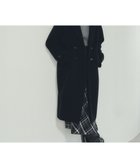 【イェッカ ヴェッカ/YECCA VECCA】のウール混ロングダブルコート Black|ID: prp329100004757960 ipo3291000000034424543