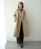 【イェッカ ヴェッカ/YECCA VECCA】のウール混ロングダブルコート Mocha|ID: prp329100004757960 ipo3291000000034464965