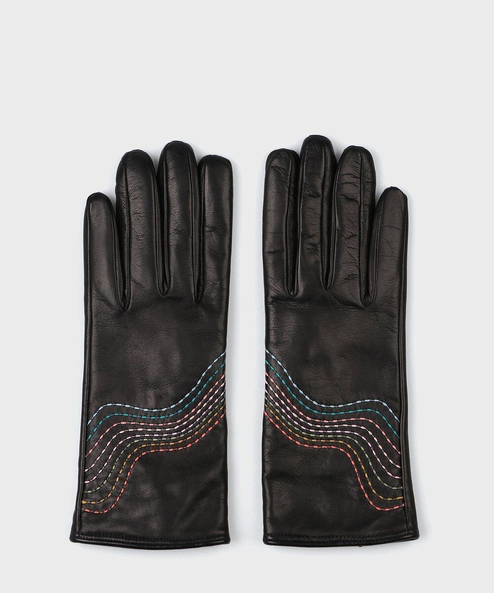 【ポール スミス/Paul Smith】のスワール ステッチ レザーグローブ インテリア・キッズ・メンズ・レディースファッション・服の通販 founy(ファニー) ファッション Fashion レディースファッション Fashion for Women 手袋 Gloves & Mittens 新作・新入荷 New Arrivals / New In カラフル Colorful Design ギフト プレゼント Gift / Present クラシック Classic, Timeless Style シンプル Simple, Minimal フィット Fit, Slim Fit モダン Modern, Contemporary ワーク Workwear, Utility Style 夏 Summer S/S・春夏 SS, Spring/Summer, Warm Season A/W・秋冬 Autumn/Winter ブラック|ID: prp329100004757964 ipo3291000000034424562