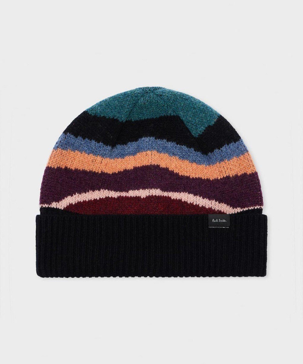【ポール スミス/Paul Smith】のSwirl ビーニー インテリア・キッズ・メンズ・レディースファッション・服の通販 founy(ファニー) ファッション Fashion レディースファッション Fashion for Women トップス・カットソー Cut & Sew Tops ニット Knit Tops & Sweaters キャップ&ハット Hats & Caps 新作・新入荷 New Arrivals / New In カラフル Colorful Design キャップ Cap, Baseball Cap ギフト プレゼント Gift / Present シンプル Simple, Minimal フェミニン Feminine, Girly 帽子 Hat, Headwear ブラック|ID: prp329100004757970 ipo3291000000034424580