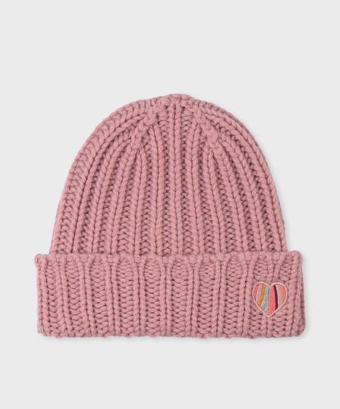 【ポール スミス/Paul Smith】のスワールハート ニットキャップ インテリア・キッズ・メンズ・レディースファッション・服の通販 founy(ファニー) https://founy.com/ ファッション Fashion レディースファッション Fashion for Women トップス・カットソー Cut & Sew Tops ニット Knit Tops & Sweaters キャップ&ハット Hats & Caps 新作・新入荷 New Arrivals / New In おすすめ Recommended / Our Picks キャップ Cap, Baseball Cap シンプル Simple, Minimal フェミニン Feminine, Girly フロント Front, Front Design 帽子 Hat, Headwear |ID: prp329100004757971 ipo3291000000034424581