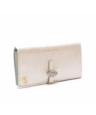 【アクセソワドゥマドモワゼルジャップ/A.D.M.J】の【スネークレザー】アールデコモチーフロングウォレット ホワイトパール|ID: prp329100004757973 ipo3291000000034424591