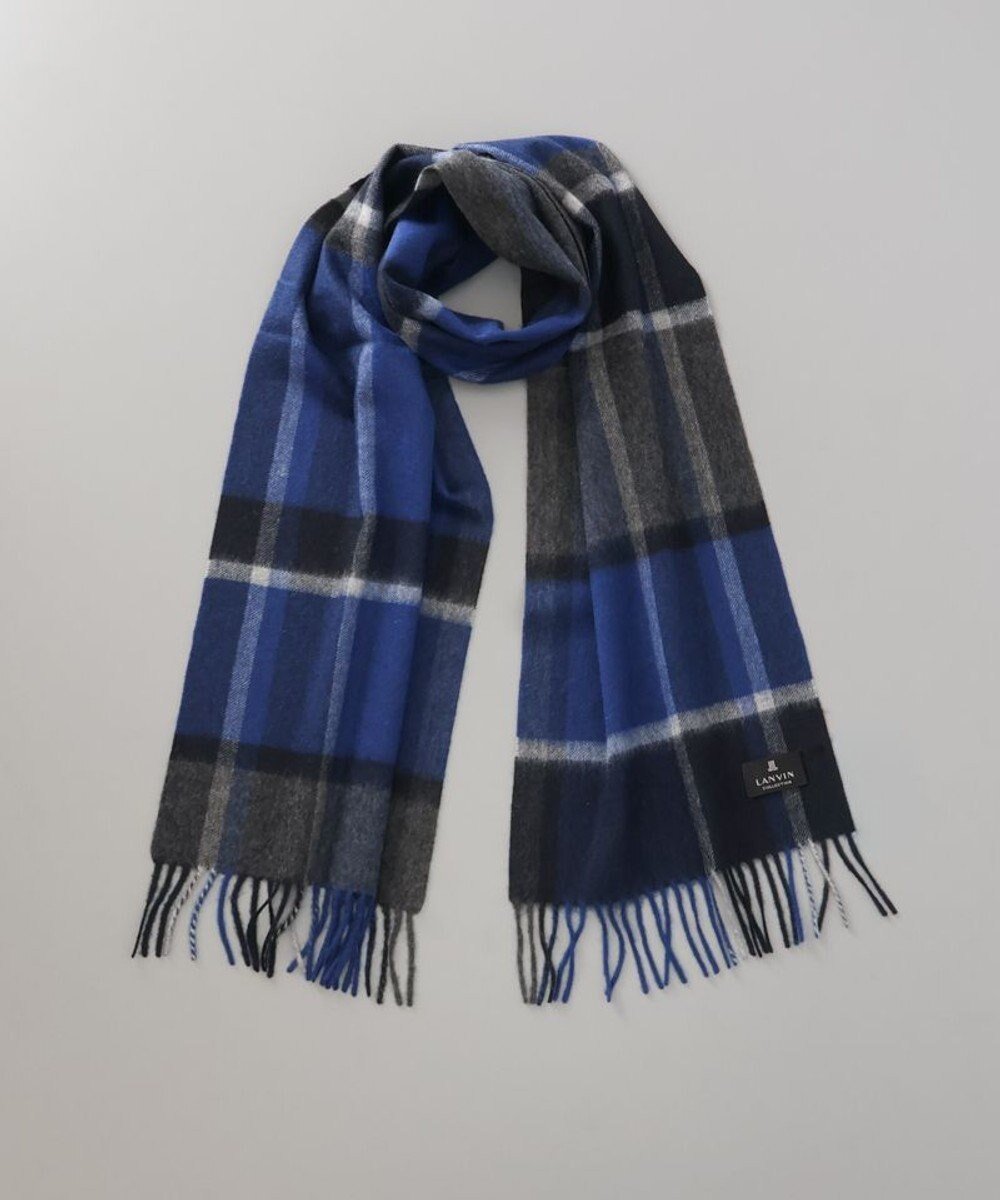 【オーロラ/AURORA / MEN】の【 LANVIN COLLECTION(ランバン コレクション) 】カシミヤ100%チェックマフラー(WASH) 人気、トレンドファッション・服の通販 founy(ファニー) ファッション Fashion メンズファッション Fashion for Men ギフト プレゼント Gift / Present コレクション Collection, Seasonal Line スヌード Snood, Infinity Scarf チェック Check, Plaid, Tartan マフラー Scarf, Muffler 人気 Popular, Best Seller 冬 Winter / This Winter 定番 Standard, Basic Item A/W・秋冬 Autumn/Winter other-1|ID: prp329100004758031 ipo3291000000034424960
