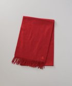 【オーロラ/AURORA / MEN】の【 LANVIN COLLECTION(ランバン コレクション) 】カシミヤ100%無地マフラー レッド|ID: prp329100004758036 ipo3291000000034424990