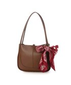 【アンビリオン/UNBILLION】のカシュカシュ cachecache / スカーフチャーム付きロングハンドルトート ブラウン|ID: prp329100004758062 ipo3291000000034425146