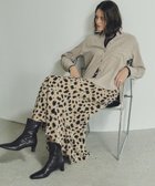 【イェッカ ヴェッカ/YECCA VECCA】のアニマル柄プリントマーメイドスカート Beige|ID: prp329100004758070 ipo3291000000034425167