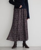 【イェッカ ヴェッカ/YECCA VECCA】のアニマル柄プリントマーメイドスカート Brown|ID: prp329100004758070 ipo3291000000034425168