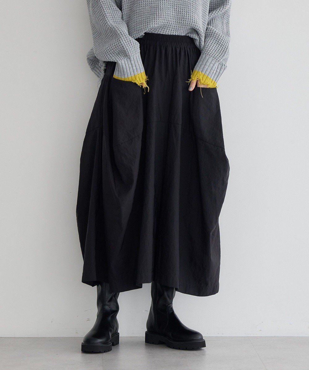 【イェッカ ヴェッカ/YECCA VECCA】のコクーンデザインワイドパンツ インテリア・キッズ・メンズ・レディースファッション・服の通販 founy(ファニー) ファッション Fashion レディースファッション Fashion for Women パンツ Pants & Trousers イレギュラー Irregular Design キュロット Culottes, Wide Shorts タフタ Taffeta, Structured Fabric フォルム Silhouette, Form ポケット Pocket, Pocket Detail ワイド Wide, Wide Fit A/W・秋冬 Autumn/Winter Black|ID: prp329100004758074 ipo3291000000034425181
