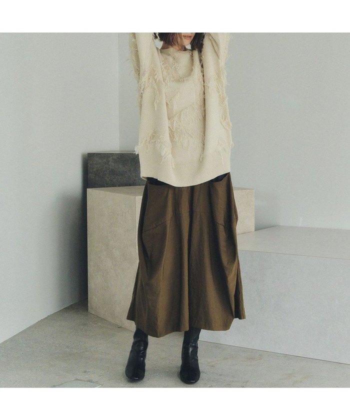 【イェッカ ヴェッカ/YECCA VECCA】のコクーンデザインワイドパンツ インテリア・キッズ・メンズ・レディースファッション・服の通販 founy(ファニー) https://founy.com/ ファッション Fashion レディースファッション Fashion for Women パンツ Pants & Trousers イレギュラー Irregular Design キュロット Culottes, Wide Shorts タフタ Taffeta, Structured Fabric フォルム Silhouette, Form ポケット Pocket, Pocket Detail ワイド Wide, Wide Fit A/W・秋冬 Autumn/Winter |ID: prp329100004758074 ipo3291000000034474670