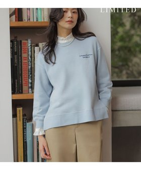 【ジェイ プレス/J.PRESS】の【WEB限定】ロゴ裏毛 スウェット 人気、トレンドファッション・服の通販 founy(ファニー) ファッション Fashion レディースファッション Fashion for Women トップス・カットソー Cut & Sew Tops レディースパーカー・カジュアルフーディー Casual Hoodies & Sweatshirts スウェット・クルーネックトップス Sweatshirts & Crewnecks / Relaxed Fit Sweat Tops スウェット / スエット Sweatshirt, Sweatwear 定番 Standard, Basic Item フリル Frill, Ruffle ラベンダー Lavender ループ Loop, Loop Knit A/W・秋冬 Autumn/Winter S/S・春夏 SS, Spring/Summer, Warm Season おすすめ Recommended / Our Picks 夏 Summer エレガント 上品 Elegant |ID:prp329100004758087