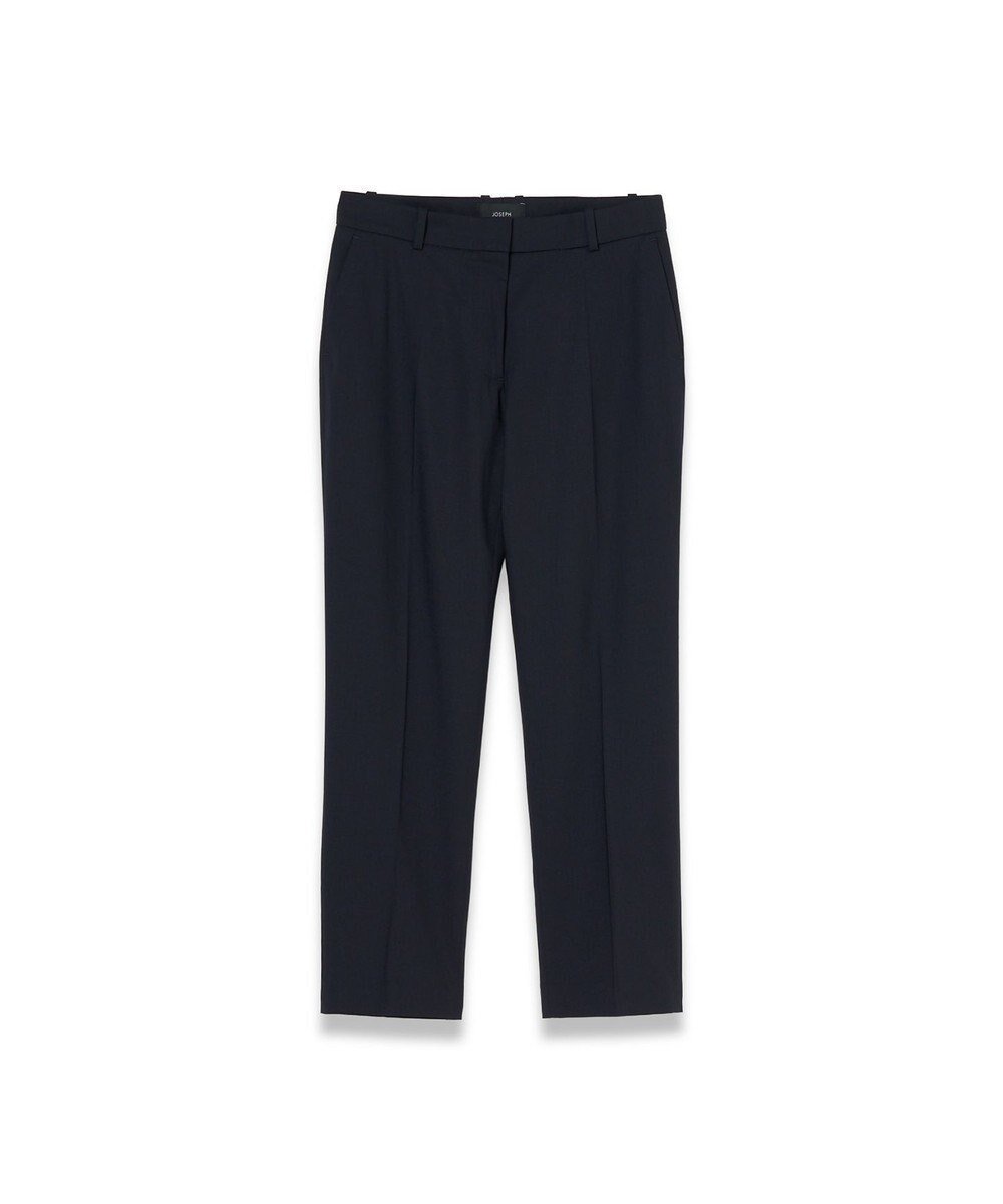 【ジョゼフ/JOSEPH】の【WEB&OUTLET限定】テイラーウールブレンド アンクルレングストラウザーズ インテリア・キッズ・メンズ・レディースファッション・服の通販 founy(ファニー) ファッション Fashion レディースファッション Fashion for Women パンツ Pants & Trousers アウトレット Outlet / Clearance アンクル Ankle-Length Design ストレッチ Stretch, Stretchy Fabric センター Center, Center Line ビジネス 仕事 通勤 Business / Work / Commuting フロント Front, Front Design ポケット Pocket, Pocket Detail A/W・秋冬 Autumn/Winter Navy|ID: prp329100004758092 ipo3291000000034425242