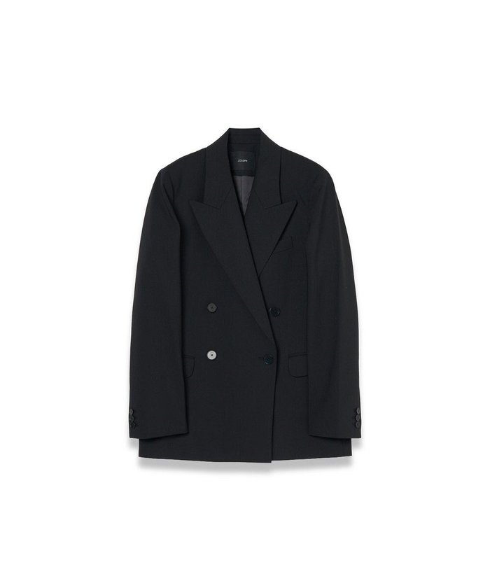 【ジョゼフ/JOSEPH】の【WEB&OUTLET限定】テイラーウールブレンド ダブルブレストジャケット インテリア・キッズ・メンズ・レディースファッション・服の通販 founy(ファニー) https://founy.com/ ファッション Fashion レディースファッション Fashion for Women アウター Coat / Outerwear Collection レディースジャケット・軽アウター Jackets テーラードジャケット / 通勤・きれいめスタイル Tailored Jackets & Blazers アウトレット Outlet / Clearance クラシック Classic, Timeless Style ジャケット Jacket, Outerwear ストレッチ Stretch, Stretchy Fabric ダブル Double, Double-Breasted ビジネス 仕事 通勤 Business / Work / Commuting フィット Fit, Slim Fit フラップ Flap, Flap Pocket ポケット Pocket, Pocket Detail ミドル Middle Length, Mid Height レギュラー Regular, Standard Fit A/W・秋冬 Autumn/Winter |ID: prp329100004758096 ipo3291000000034425252
