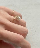 【カスミノ/CASUMINO】のsuzuran リング 人気、トレンドファッション・服の通販 founy(ファニー) ファッション Fashion レディースファッション Fashion for Women アクセサリー Fashion Accessories イヤリング Earrings かぎ針 Crochet 手編み Hand-Knitted, Handmade Knit 人気 Popular, Best Seller パール Pearl, Pearl Accent ワイヤー Wire, Wired Bra おすすめ Recommended / Our Picks thumbnail gold|ID: prp329100004758098 ipo3291000000034425258