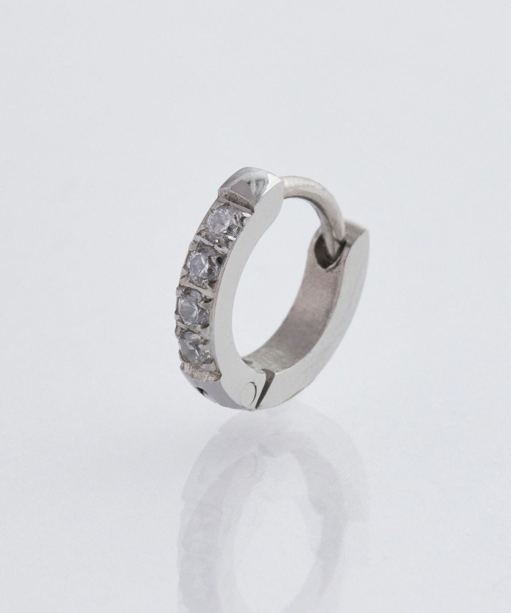 【フィービィー/phoebe】の【金属アレルギー対応】ワンタッチビジューフープミニピアス(片耳)/サージカルステンレス シルバー 人気、トレンドファッション・服の通販 founy(ファニー) ファッション Fashion レディースファッション Fashion for Women おすすめ Recommended / Our Picks アクセサリー Fashion Accessories シルバー Silver, Metallic Silver ビジネス 仕事 通勤 Business / Work / Commuting モチーフ Motif, Design Theme 人気 Popular, Best Seller 片耳 One-Ear, Single Earring other-1|ID: prp329100004758105 ipo3291000000034425274