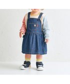 【ミキハウスホットビスケッツ/MIKI HOUSE HOT BISCUITS / KIDS】の【70-110cm】ワンポイント 6オンスデニム ジャンパースカート インディゴブルー|ID: prp329100004759046 ipo3291000000034434564