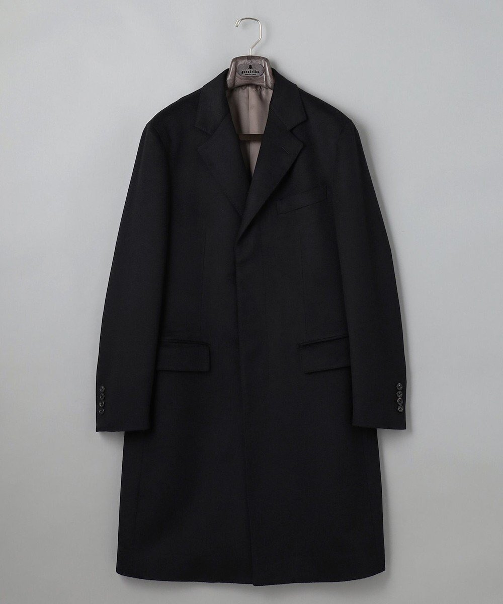 【五大陸/gotairiku / MEN】のGOLD LABEL/WEB 一部店舗限定【COLOMBO】ピュアカシミヤ チェスターコート インテリア・キッズ・メンズ・レディースファッション・服の通販 founy(ファニー) ファッション Fashion メンズファッション Fashion for Men アウター Men's Coats Outerwear シンプル Simple, Minimal ジャケット Jacket, Outerwear チェスターコート Chester Coat, Long Coat バランス Balance, Style Balance ビジネス 仕事 通勤 Business / Work / Commuting フォーマル Formal, Dressy フロント Front, Front Design A/W・秋冬 Autumn/Winter ブラック系|ID: prp329100004759057 ipo3291000000034434601