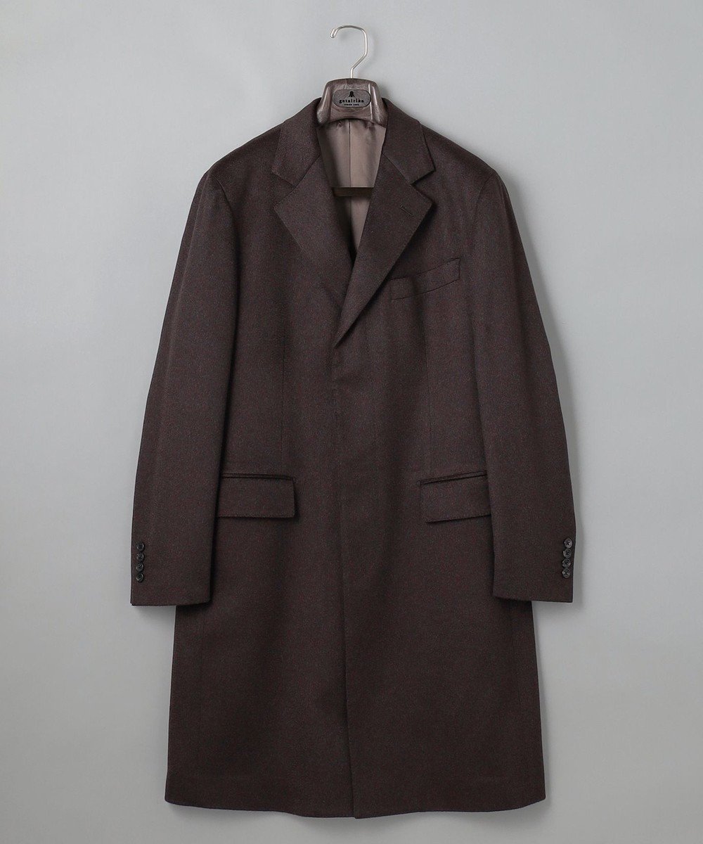 【五大陸/gotairiku / MEN】のGOLD LABEL/WEB 一部店舗限定【COLOMBO】ピュアカシミヤ チェスターコート インテリア・キッズ・メンズ・レディースファッション・服の通販 founy(ファニー) ファッション Fashion メンズファッション Fashion for Men アウター Men's Coats Outerwear シンプル Simple, Minimal ジャケット Jacket, Outerwear チェスターコート Chester Coat, Long Coat バランス Balance, Style Balance ビジネス 仕事 通勤 Business / Work / Commuting フォーマル Formal, Dressy フロント Front, Front Design A/W・秋冬 Autumn/Winter ダークブラウン系|ID: prp329100004759057 ipo3291000000034434602
