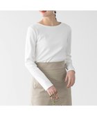 【組曲/KUMIKYOKU】の【ストレッチ・長袖】コットンフライス バスクTシャツ 人気、トレンドファッション・服の通販 founy(ファニー) ファッション Fashion レディースファッション Fashion for Women トップス・カットソー Cut & Sew Tops シャツ・ブラウス・オフィスカジュアル Elegant Blouses & Button-Ups ロングTシャツ・Tシャツ Longline T-Shirts & Tees カットソー・ベーシックTシャツ Cut-and-Sewn Tops / Stretch Tees & Basics カットソー Cut and Sewn Top シンプル Simple, Minimal ストレッチ Stretch, Stretchy Fabric ストーン Stone, Gem-Like バスク Basque, Basque Style エレガント 上品 Elegant 夏 Summer 春 Spring S/S・春夏 SS, Spring/Summer, Warm Season 長袖 Long Sleeve, Full Sleeve thumbnail アイボリー系|ID: prp329100004759069 ipo3291000000034434696