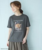 【エニー/ANY】の【MAISON KAYSERコラボ】フォトプリント半袖Tシャツ チャコール×バスケット|ID: prp329100004759070 ipo3291000000034434700