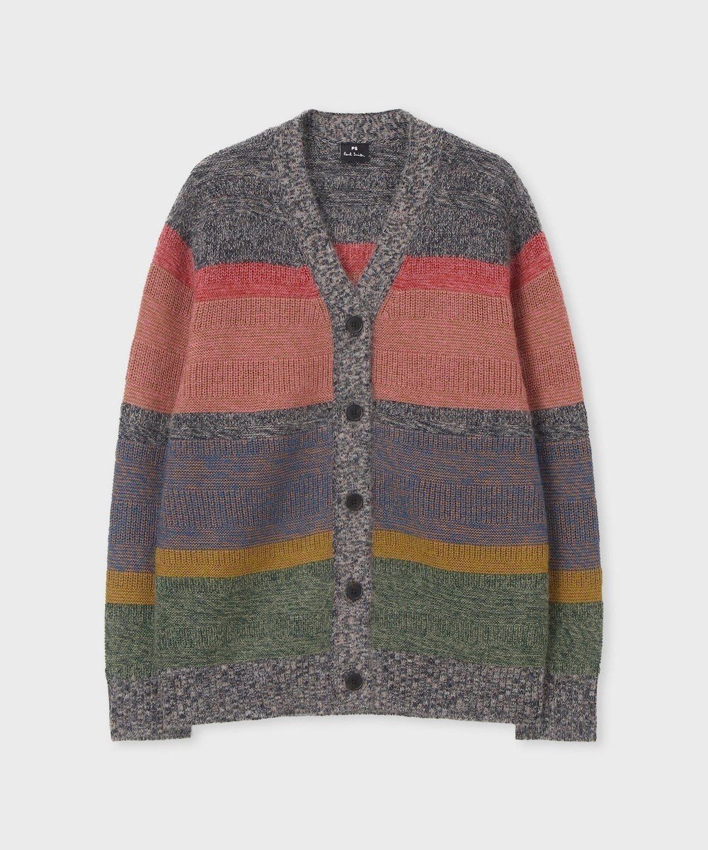 【ポール スミス/Paul Smith】のモヘアミックス リラックス カーディガン インテリア・キッズ・メンズ・レディースファッション・服の通販 founy(ファニー) ファッション Fashion レディースファッション Fashion for Women トップス・カットソー Cut & Sew Tops カーディガン・羽織り Layered Style Cardigans 新作・新入荷 New Arrivals / New In カーディガン Cardigan, Knitwear ストライプ Stripe, Striped Pattern ミックス Mix, Mixed Style リラックス Relax, Relaxed Fit 夏 Summer S/S・春夏 SS, Spring/Summer, Warm Season 畦 Ribbed Knit A/W・秋冬 Autumn/Winter オレンジ|ID: prp329100004759072 ipo3291000000034434704