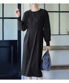 【ティアクラッセ/Tiaclasse】のポンチタックワンピース ブラック|ID: prp329100004759078 ipo3291000000035631433