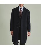 【五大陸/gotairiku / MEN】の【MTRピュアカシミヤ】シングルブレストチェスターフィールドコート ネイビー系|ID: prp329100004759899 ipo3291000000034442564
