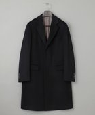 【五大陸/gotairiku / MEN】の【MTRピュアカシミヤ】シングルブレストチェスターフィールドコート ブラック系|ID: prp329100004759899 ipo3291000000034442565