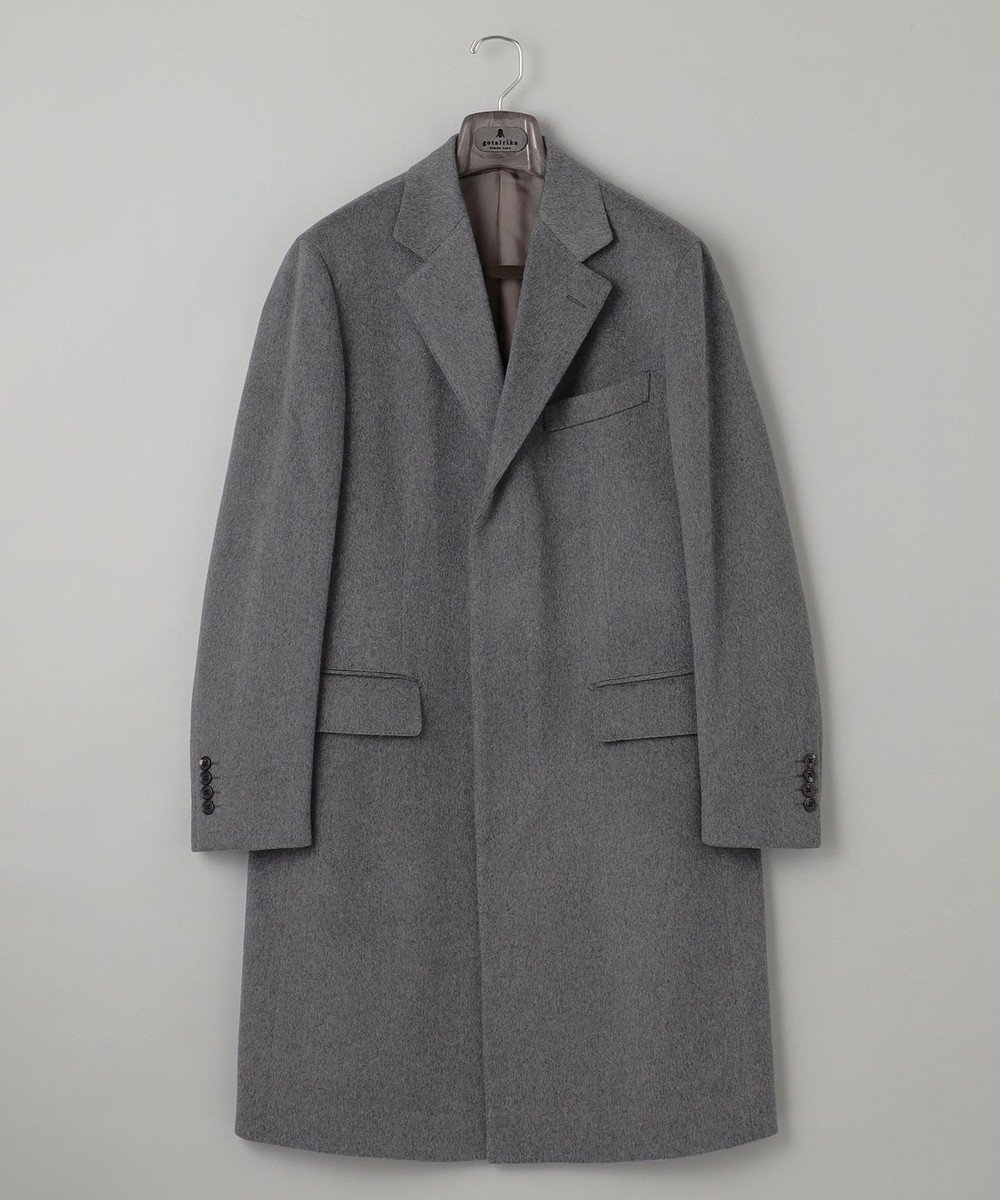 【五大陸/gotairiku / MEN】の【MTRピュアカシミヤ】シングルブレストチェスターフィールドコート インテリア・キッズ・メンズ・レディースファッション・服の通販 founy(ファニー) ファッション Fashion メンズファッション Fashion for Men アウター Men's Coats Outerwear モッズコート・フィールドコート Mods & Field Coats クラシック Classic, Timeless Style シェイプ Shape, Slim Fit ジャケット Jacket, Outerwear チェスターコート Chester Coat, Long Coat バランス Balance, Style Balance ビジネス 仕事 通勤 Business / Work / Commuting フォーマル Formal, Dressy フロント Front, Front Design レギュラー Regular, Standard Fit A/W・秋冬 Autumn/Winter グレー系|ID: prp329100004759899 ipo3291000000034442566