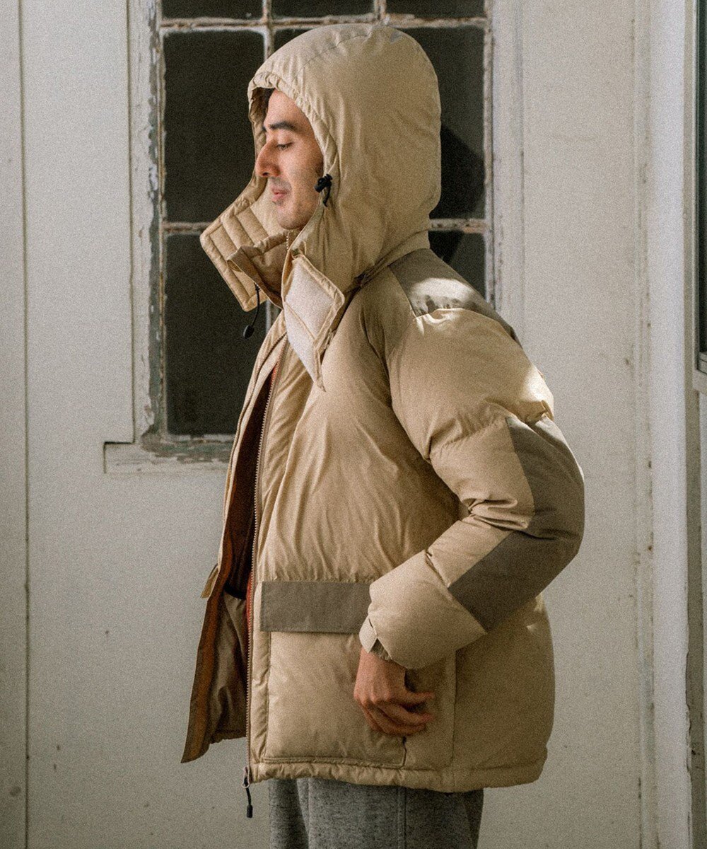 【ケーダブルディー/KWD / MEN】の2024年新作【日本製/高品質ダウン】BOX DOWN JACKET ダウンジャケット インテリア・キッズ・メンズ・レディースファッション・服の通販 founy(ファニー) ファッション Fashion メンズファッション Fashion for Men アウター Men's Coats Outerwear コレクション Collection, Seasonal Line ジャケット Jacket, Outerwear ダウン Down, Puffer ドローコード Drawcord, Drawstring Cord フィット Fit, Slim Fit フェザー Feather, Feather Detail フラップ Flap, Flap Pocket フロント Front, Front Design マフラー Scarf, Muffler 冬 Winter / This Winter A/W・秋冬 Autumn/Winter おすすめ Recommended / Our Picks 日本製 Made In Japan ベージュ|ID: prp329100004759900 ipo3291000000034442593