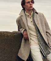 【ジョセフ アブード/JOSEPH ABBOUD / MEN】の【軽量/JAPANファブリック】アルパカヘリンボン ステンカラー コート 人気、トレンドファッション・服の通販 founy(ファニー) ファッション Fashion メンズファッション Fashion for Men アウター Men's Coats Outerwear 軽量 Lightweight, Ultra Light シルク Silk, 100% Silk ジャケット Jacket, Outerwear ファブリック Fabric, Textile メランジ Melange, Mixed Yarn ラグジュアリー Luxury, Elegant A/W・秋冬 Autumn/Winter ビジネス 仕事 通勤 Business / Work / Commuting |ID:prp329100004759901