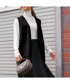 【アンフィーロ 自由区/UNFILO】の【セットアップ対応】ウールライク ジレ ブラック系|ID: prp329100004759908 ipo3291000000034442702