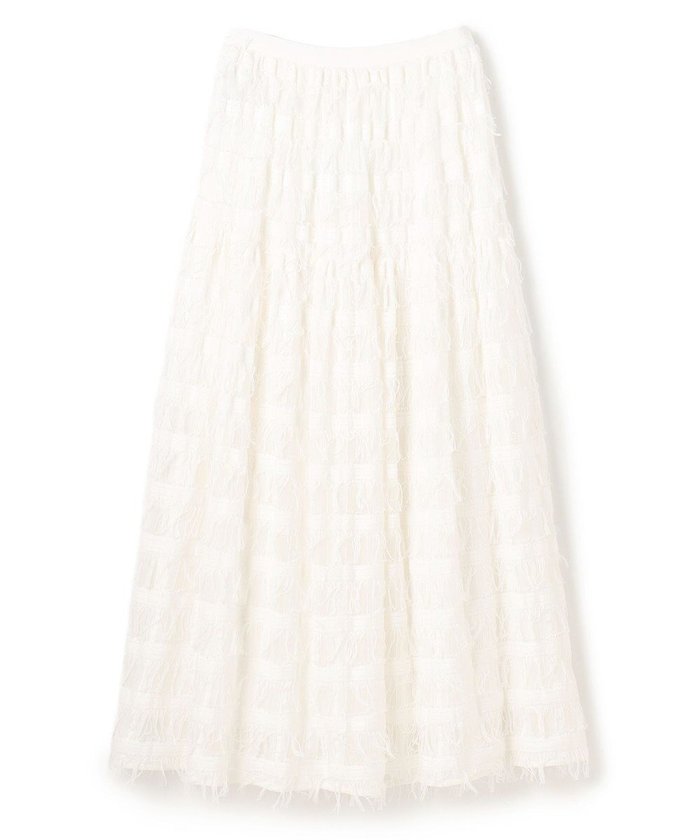 【アンクレイヴ/uncrave】のフリンジレース ティアードスカート インテリア・キッズ・メンズ・レディースファッション・服の通販 founy(ファニー) https://founy.com/ ファッション Fashion レディースファッション Fashion for Women アウター Coat / Outerwear Collection スカート Skirts ティアードスカート Tiered Skirts カットジャガード Cut Jacquard ギャザー Gathered, Ruffled シンプル Simple, Minimal ジャケット Jacket, Outerwear チェック Check, Plaid, Tartan ティアードスカート Tiered Skirt, Flounced Skirt フリンジ Fringe, Tassel フレア Flare, Flared ブロック Block, Solid Block Pattern メッシュ Mesh, Net Fabric ラッセル Raschel, Raschel Lace レース Lace, Lace Fabric A/W・秋冬 Autumn/Winter |ID: prp329100004759914 ipo3291000000034442719