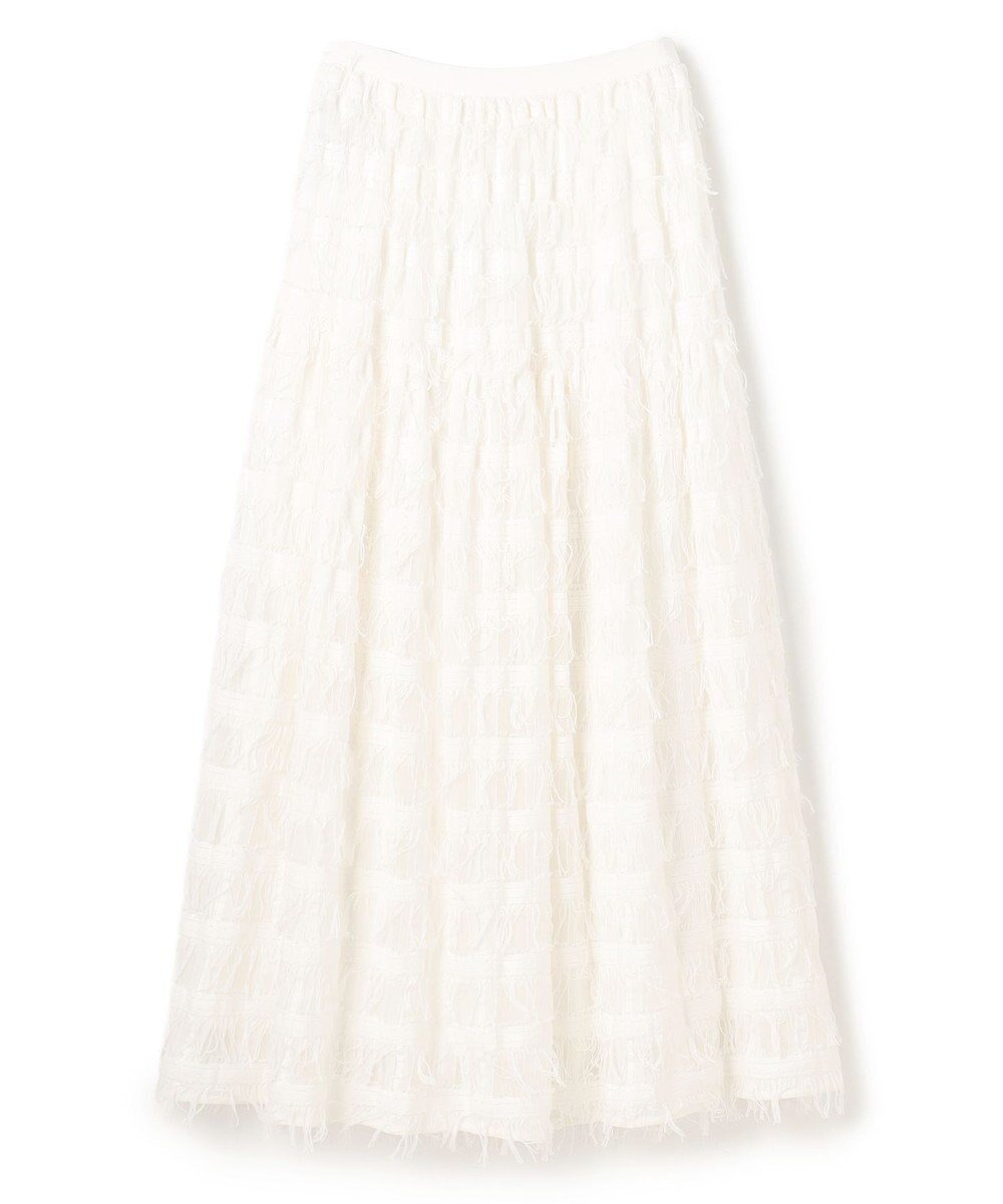 【アンクレイヴ/uncrave】のフリンジレース ティアードスカート インテリア・キッズ・メンズ・レディースファッション・服の通販 founy(ファニー) ファッション Fashion レディースファッション Fashion for Women アウター Coat / Outerwear Collection スカート Skirts ティアードスカート Tiered Skirts カットジャガード Cut Jacquard ギャザー Gathered, Ruffled シンプル Simple, Minimal ジャケット Jacket, Outerwear チェック Check, Plaid, Tartan ティアードスカート Tiered Skirt, Flounced Skirt フリンジ Fringe, Tassel フレア Flare, Flared ブロック Block, Solid Block Pattern メッシュ Mesh, Net Fabric ラッセル Raschel, Raschel Lace レース Lace, Lace Fabric A/W・秋冬 Autumn/Winter オフ|ID: prp329100004759914 ipo3291000000034442720