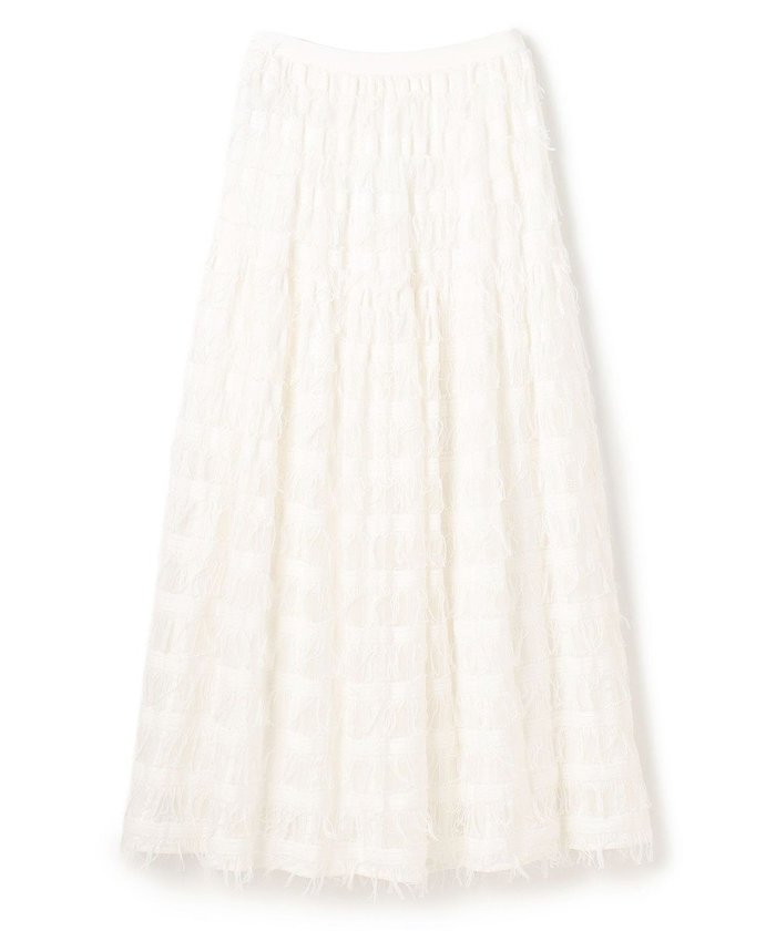 【アンクレイヴ/uncrave】のフリンジレース ティアードスカート インテリア・キッズ・メンズ・レディースファッション・服の通販 founy(ファニー) https://founy.com/ ファッション Fashion レディースファッション Fashion for Women アウター Coat / Outerwear Collection スカート Skirts ティアードスカート Tiered Skirts カットジャガード Cut Jacquard ギャザー Gathered, Ruffled シンプル Simple, Minimal ジャケット Jacket, Outerwear チェック Check, Plaid, Tartan ティアードスカート Tiered Skirt, Flounced Skirt フリンジ Fringe, Tassel フレア Flare, Flared ブロック Block, Solid Block Pattern メッシュ Mesh, Net Fabric ラッセル Raschel, Raschel Lace レース Lace, Lace Fabric A/W・秋冬 Autumn/Winter |ID: prp329100004759914 ipo3291000000035565221