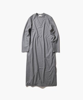 【エイトン/ATON】 MERINO COLLEGE JERSEY Vネックドレス人気、トレンドファッション・服の通販 founy(ファニー) ファッション Fashion レディースファッション Fashion for Women ワンピース Dresses フォーマル・パーティードレス・結婚式用ドレス Elegant & Casual Dresses スリット Slit, Slit Detail ドレス Dress, One-Piece ドレープ Drape, Draping Fabric A/W・秋冬 Autumn/Winter |ID:prp329100004759917