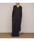 【エイトン/ATON】のMERINO COLLEGE JERSEY Vネックドレス 人気、トレンドファッション・服の通販 founy(ファニー) ファッション Fashion レディースファッション Fashion for Women ワンピース Dresses フォーマル・パーティードレス・結婚式用ドレス Elegant & Casual Dresses スリット Slit, Slit Detail ドレス Dress, One-Piece ドレープ Drape, Draping Fabric A/W・秋冬 Autumn/Winter thumbnail CHARCOAL GRAY|ID: prp329100004759917 ipo3291000000034442731