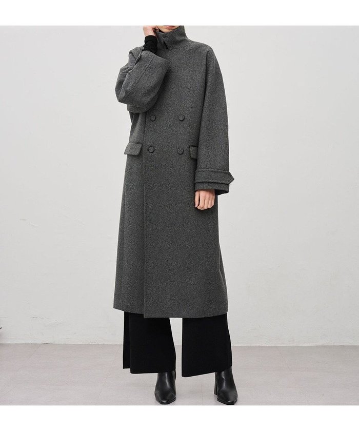 【アンクレイヴ/uncrave】のライトメルトン ロングチェスターコート インテリア・キッズ・メンズ・レディースファッション・服の通販 founy(ファニー) https://founy.com/ ファッション Fashion レディースファッション Fashion for Women アウター Coat / Outerwear Collection コート・ロングコート・ピーコート Long Coats, Peacoats & More レディースジャケット・軽アウター Jackets チェスターコート・ロング丈アウター Chester Coats / Chesterfield Long Coats ジャケット Jacket, Outerwear スタンド Stand Collar, Upright Stand チェスターコート Chester Coat, Long Coat ビッグ Big, Oversized ポケット Pocket, Pocket Detail メルトン Melton, Heavy Wool リュクス Luxury, Elegant, High-End, Chic A/W・秋冬 Autumn/Winter |ID: prp329100004759918 ipo3291000000034442732