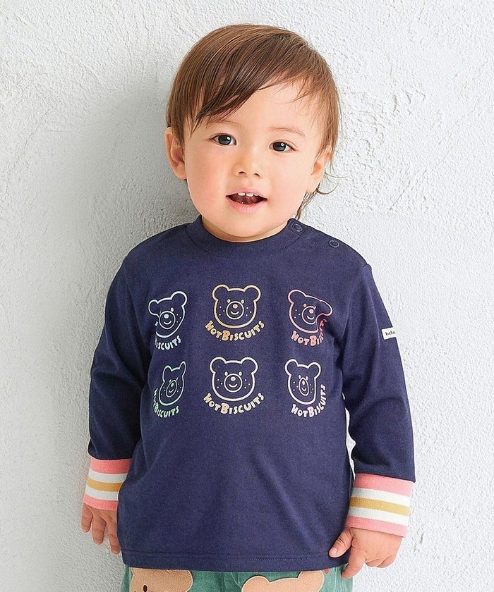 【ミキハウスホットビスケッツ/MIKI HOUSE HOT BISCUITS / KIDS】の【80-120cm】パステルビーンズ 長袖Tシャツ インテリア・キッズ・メンズ・レディースファッション・服の通販 founy(ファニー) https://founy.com/ ファッション Fashion キッズファッション Fashion for Kids トップス・カットソー Cut & Sew Tops カットソー Cut and Sewn Top カラフル Colorful Design 夏 Summer S/S・春夏 SS, Spring/Summer, Warm Season A/W・秋冬 Autumn/Winter 長袖 Long Sleeve, Full Sleeve |ID: prp329100004760604 ipo3291000000034452037