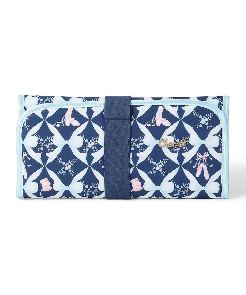 【チャコット/Chacott / KIDS】のトゥリボンロールケース インテリア・キッズ・メンズ・レディースファッション・服の通販 founy(ファニー) ファッション Fashion キッズファッション Fashion for Kids おすすめ Recommended / Our Picks シューズ Shoes, Footwear トラベル Travel, Travel Gear ポケット Pocket, Pocket Detail モチーフ Motif, Design Theme エレガント 上品 Elegant ネイビー|ID: prp329100004760609 ipo3291000000034452049