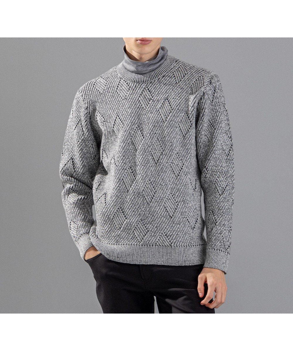 【ジョゼフ オム/JOSEPH HOMME / MEN】のエコタック クルーネックニット 人気、トレンドファッション・服の通販 founy(ファニー) 　ファッション　Fashion　メンズファッション　Fashion for Men　トップス・カットソー　Cut & Sew Tops　ニット・セーター / 定番トップス　Knit Tops & Sweaters　シンプル　Simple, Minimal　ジャケット　Jacket, Outerwear　セーター　Sweater, Knitwear　ベーシック　Basic, Essential　ミックス　Mix, Mixed Style　A/W・秋冬　Autumn/Winter　 other-1|ID: prp329100004760619 ipo3291000000034452112