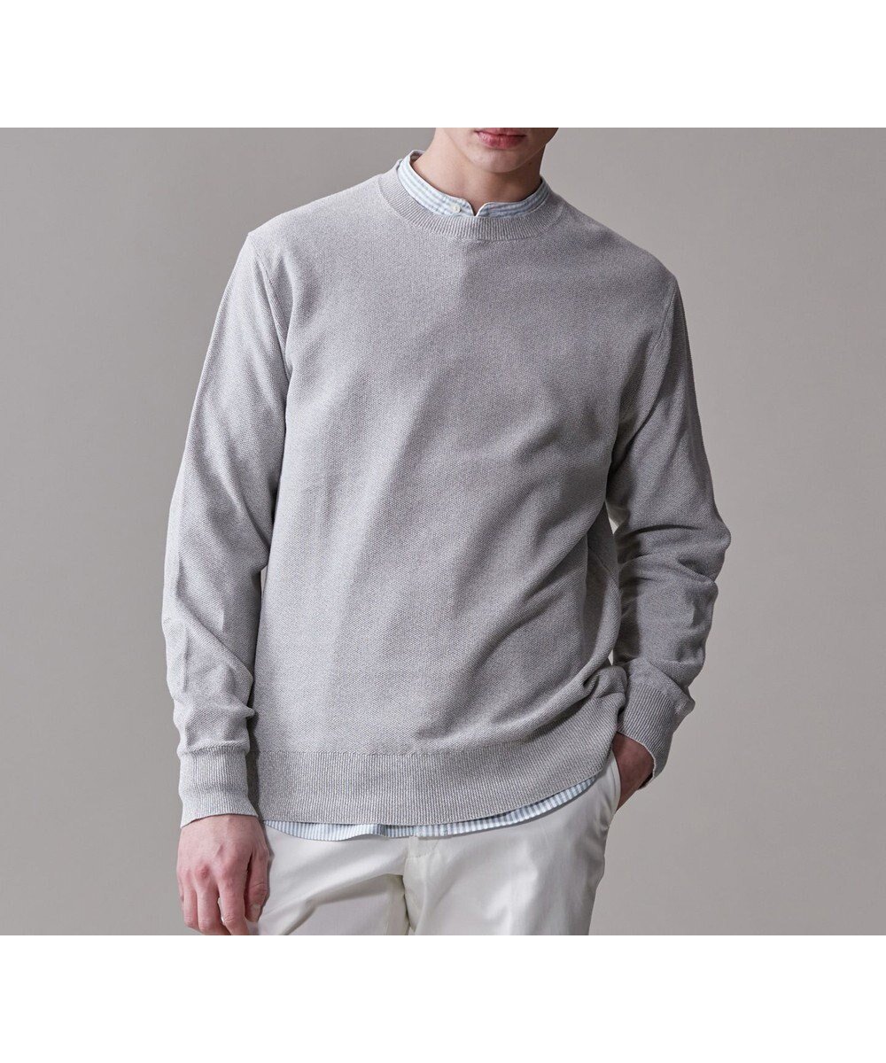 【ジェイ プレス/J.PRESS / MEN】のギマコットンクルーニット 人気、トレンドファッション・服の通販 founy(ファニー) 　ファッション　Fashion　メンズファッション　Fashion for Men　トップス・カットソー　Cut & Sew Tops　ニット・セーター / 定番トップス　Knit Tops & Sweaters　コーティング　Coating, Coated Finish　ジャケット　Jacket, Outerwear　セーター　Sweater, Knitwear　バランス　Balance, Style Balance　エレガント 上品　Elegant　夏　Summer　春　Spring　S/S・春夏　SS, Spring/Summer, Warm Season　 other-1|ID: prp329100004760624 ipo3291000000034452139