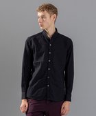 【ジョゼフ オム/JOSEPH HOMME / MEN】のアロージャガードストレッチ ウイングカラーシャツ ブラック系|ID: prp329100004760625 ipo3291000000034452156