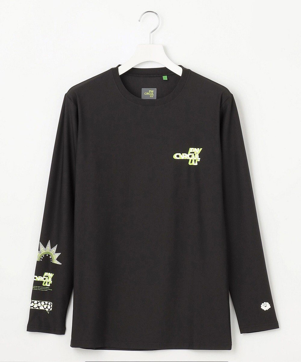 【ピーダブリュサーキュラス/PW CIRCULUS / MEN】の【UVカット】【MEN】UVインナー インテリア・キッズ・メンズ・レディースファッション・服の通販 founy(ファニー) 　ファッション　Fashion　メンズファッション　Fashion for Men　トップス・カットソー　Cut & Sew Tops　メンズシャツ　Shirts　2024年　2024　2024春夏・S/S　Spring/Summer 2024 SS24　インナー　Innerwear　カットソー　Cut and Sewn Top　グラフィック　Graphic, Graphic Design　ストレッチ　Stretch, Stretchy Fabric　フィット　Fit, Slim Fit　プリント　Print, Printed Pattern　半袖　Short Sleeve, Half Sleeve　夏　Summer　春　Spring　S/S・春夏　SS, Spring/Summer, Warm Season　ブラック系|ID: prp329100004760630 ipo3291000000034452179