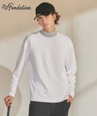 【23区 ゴルフ/23区GOLF / MEN】の【23Fondation/MEN】【吸水速乾・UVケア】バイカラー 長袖モックネックシャツ ホワイト系|ID: prp329100004761910 ipo3291000000034463581