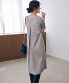 【自由区/JIYU-KU】の【前後着用可・洗える】パールディティールニット ワンピース ライトグレー系|ID: prp329100004761914 ipo3291000000034463599