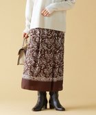 【自由区/JIYU-KU】の【ウエストゴム・洗える】ERICAパネルプリント スカート ココア系|ID: prp329100004761915 ipo3291000000034463604