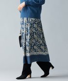 【自由区/JIYU-KU】の【ウエストゴム・洗える】ERICAパネルプリント スカート リッツブルー系|ID: prp329100004761915 ipo3291000000034463605