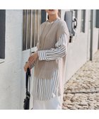 【自由区/JIYU-KU】の【洗える】SOMELOSテンセルチュニック シャツ オフ×スレート|ID: prp329100004761916 ipo3291000000034463608