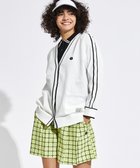 【ピーダブリュサーキュラス/PW CIRCULUS】の【WOMEN】ライン カーディガン ゴルフウェア レディース ホワイト系|ID: prp329100004761918 ipo3291000000034463619